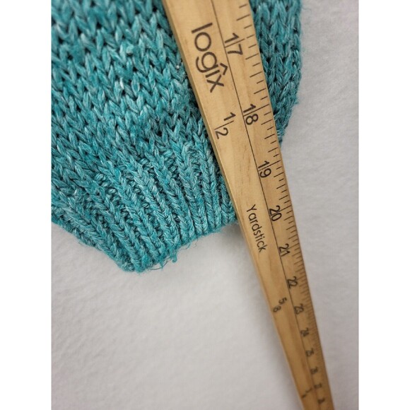 TILBURG WOMENS SWEATER GREEN LARGE PULLOVER CABLE KNIT Nordic, Winter - Picture 6 of 9